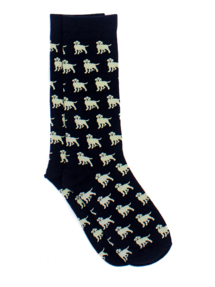 Properly Tied Boys Lucky Duck Sock-Golden Retreiver