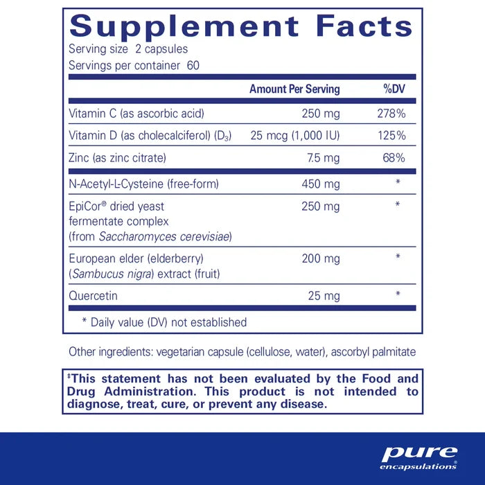 Pure Encapsulations PureDefense w/NAC capsules