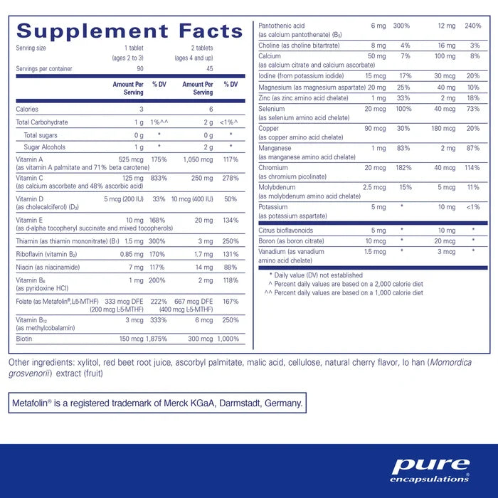 Pure Encapsulations PurePals Chewable