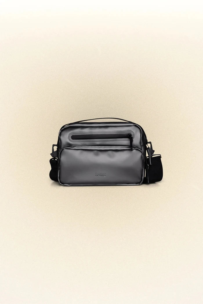 Rains - Cargo Box Bag - Metallic Grey-Accessoires-14110