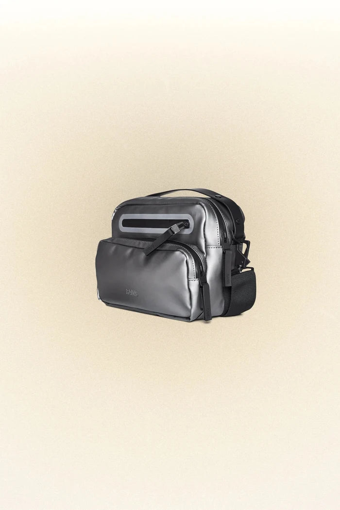 Rains - Cargo Box Bag - Metallic Grey-Accessoires-14110