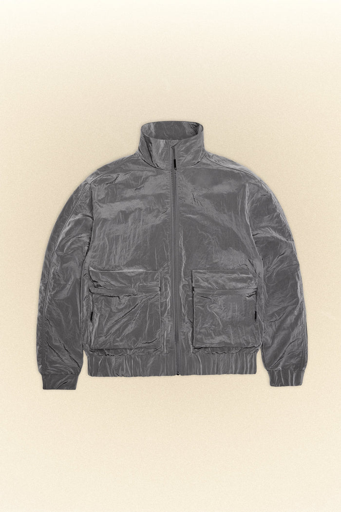 Rains - Kano jacket - Metallic Grey-Vestes et Manteaux-18250