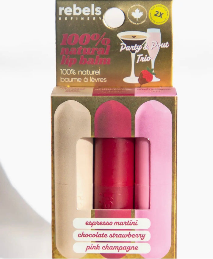 REBELS Party & Pout Trio 3 Pack Sleek Sticks