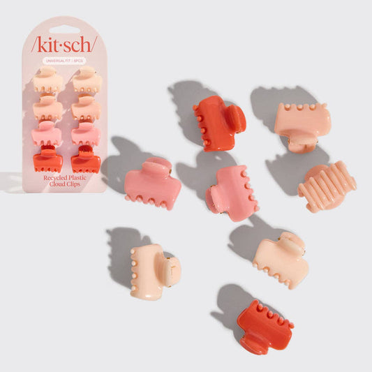 Recycled Mini Cloud Clips 8pc Set - Assorted Cherry Blossom