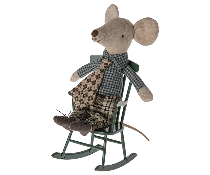 Rocking Chair, Mouse - Dark Green