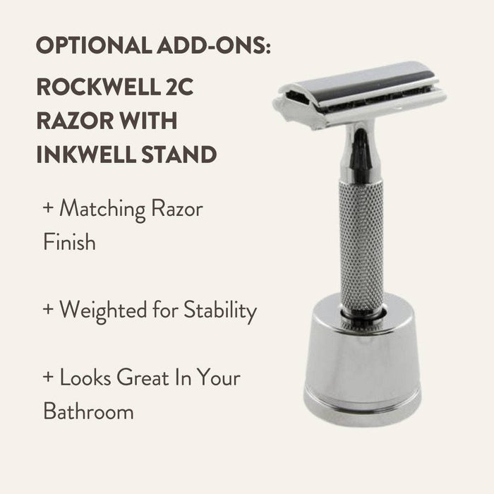 Rockwell 2C Adjustable Razor – Chrome Finish