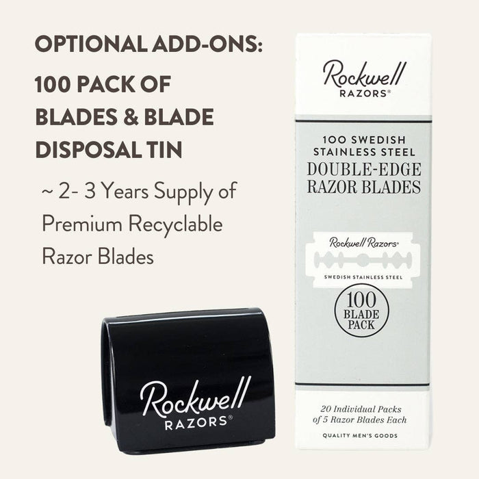 Rockwell 2C Adjustable Razor – Chrome Finish