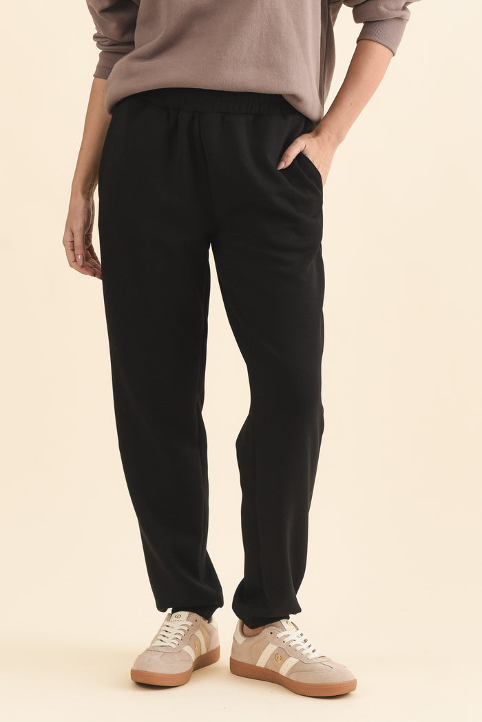 Sabi Black Relaxed Sweatpants