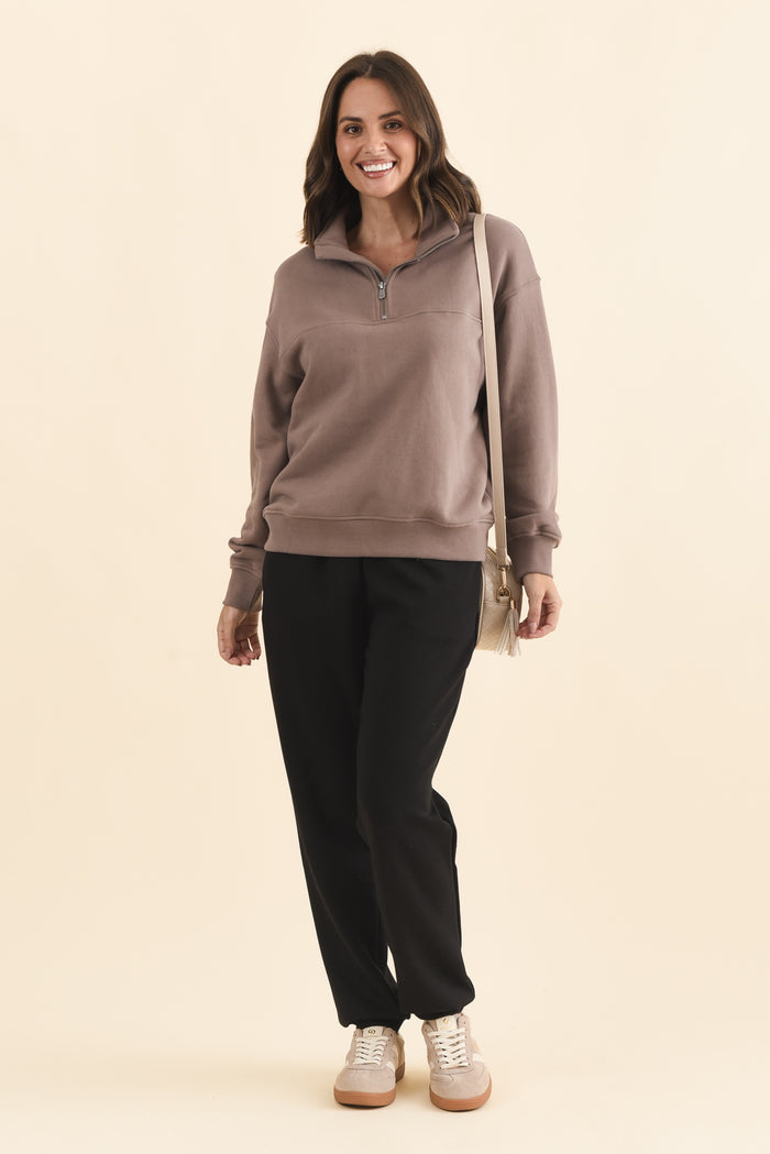 Sabi Black Relaxed Sweatpants