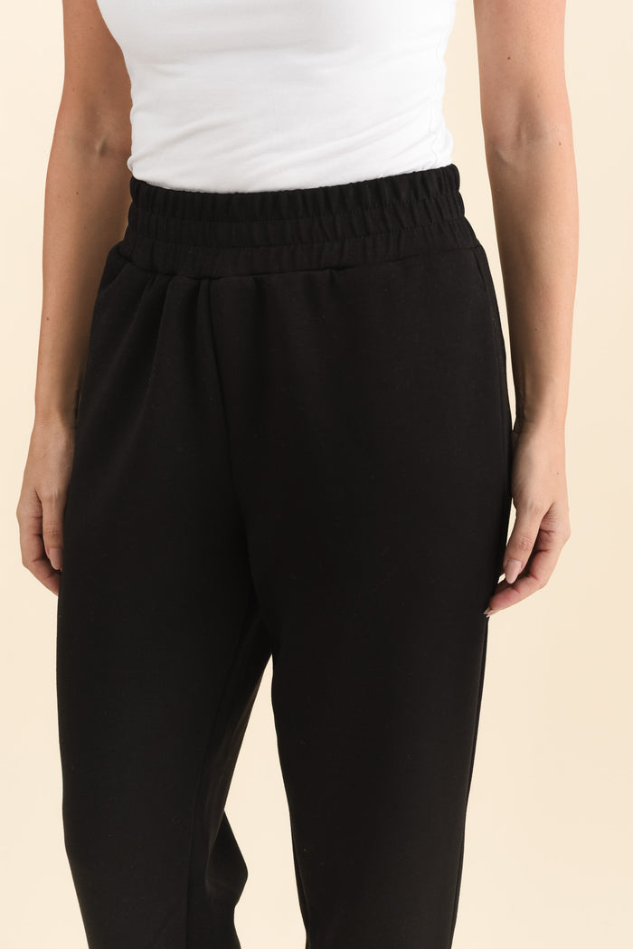 Sabi Black Relaxed Sweatpants