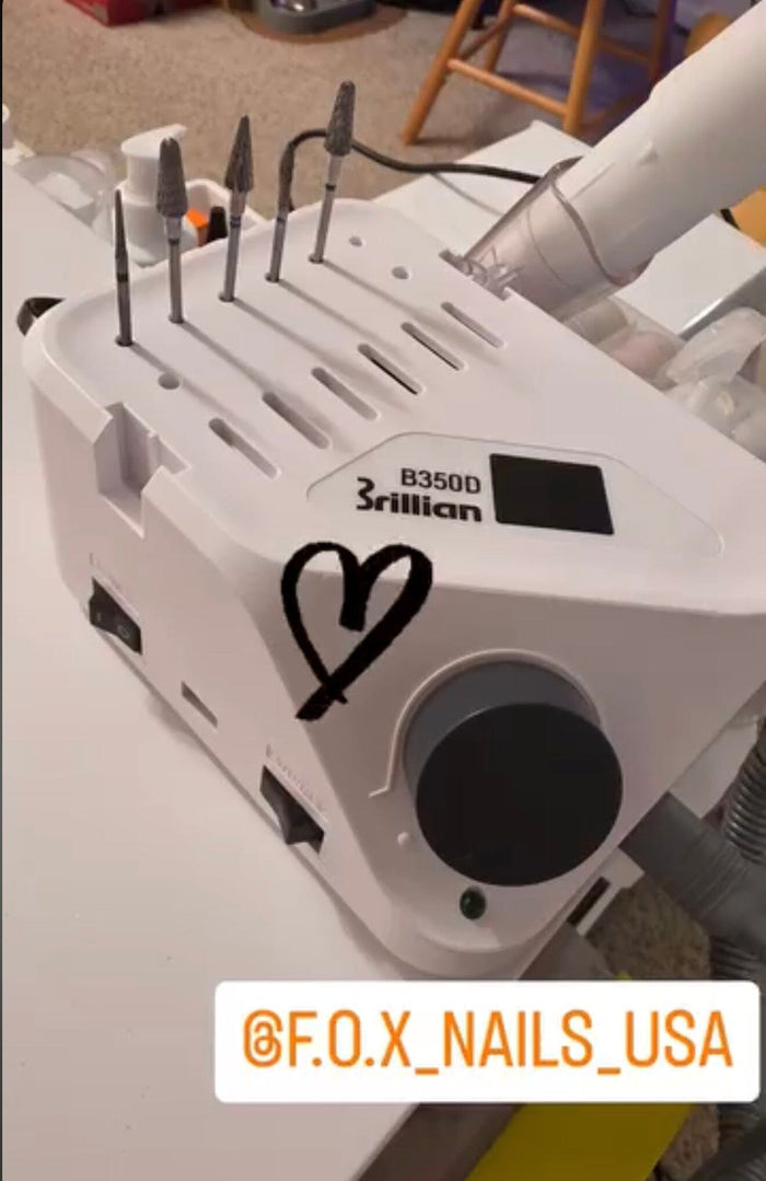 Open box (see description) Saeshin Brillian B350D + H350 White 35k RPM SET Drill machine Saeshin