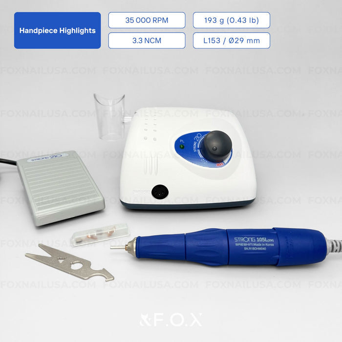 Saeshin Strong 210 + 105L 35k RPM SET Drill machine Saeshin
