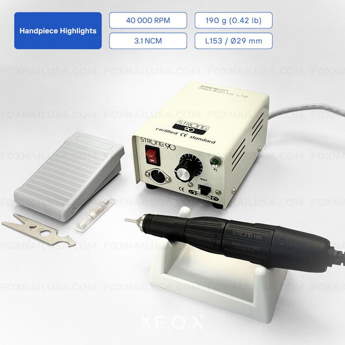 Saeshin Strong 90 + 102L 40k RPM SET Drill machine Saeshin