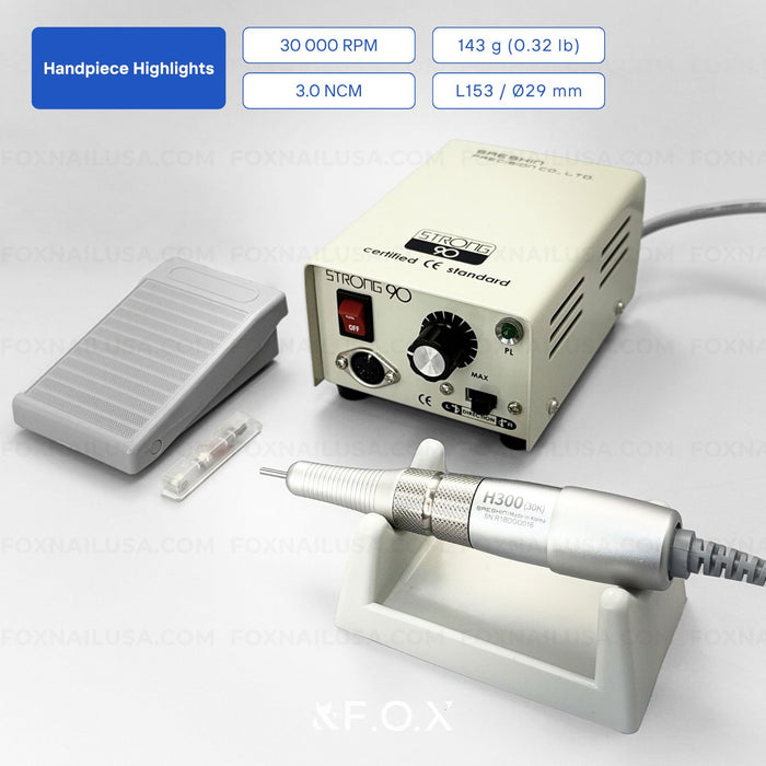 Saeshin Strong 90 + H300 Slim 30k RPM SET Drill machine Saeshin
