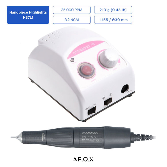 Saeyang Marathon N2 + H37L1 35k RPM - Original E-File Nail Drill Machine Drill machine Saeyang