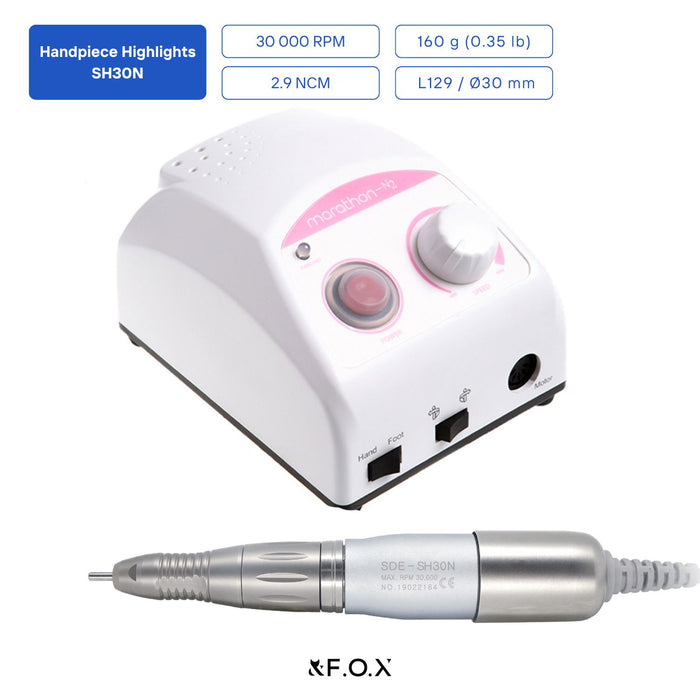 Saeyang Marathon N2 + SH30N 30k RPM - Original E-File Nail Drill Machine Drill machine Saeyang