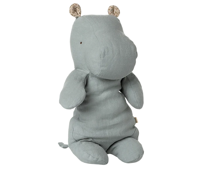 Safari friends, Hippo, Medium - Blue grey