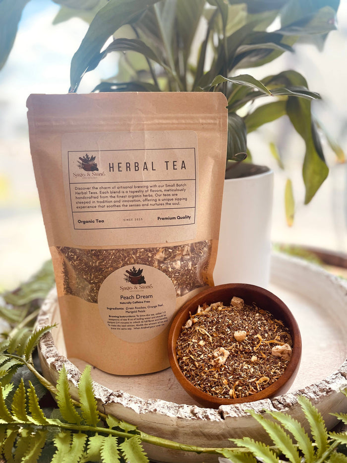Sage & Stone Apothecary Peach Dream Herbal Tea