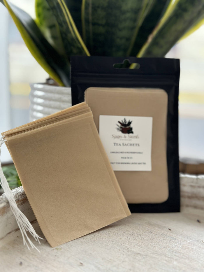 Sage & Stone Apothecary Tea Sachet biodegradable loose leaf tea bags