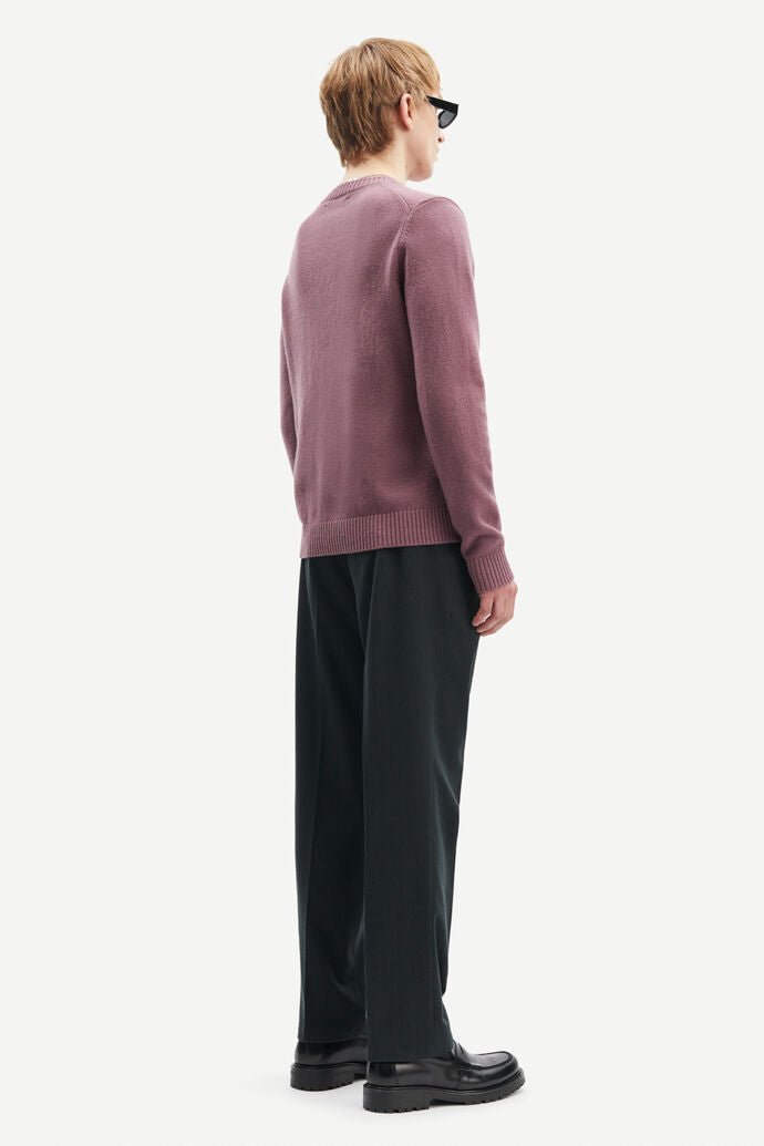 Samsoe Samsoe - Johnny Trousers 14931 - Grey Pinstripe-Pantalons et Shorts-M23300060