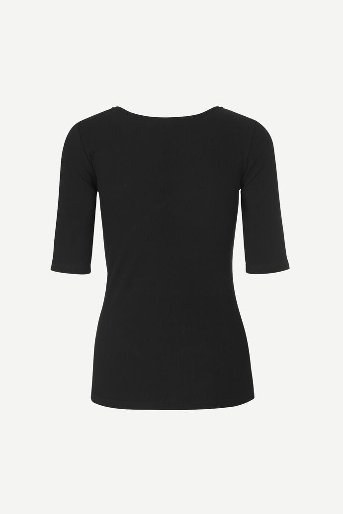 Samsoe Samsoe Femme - Alexa Tee 7542 - Black-Tops-F00012151