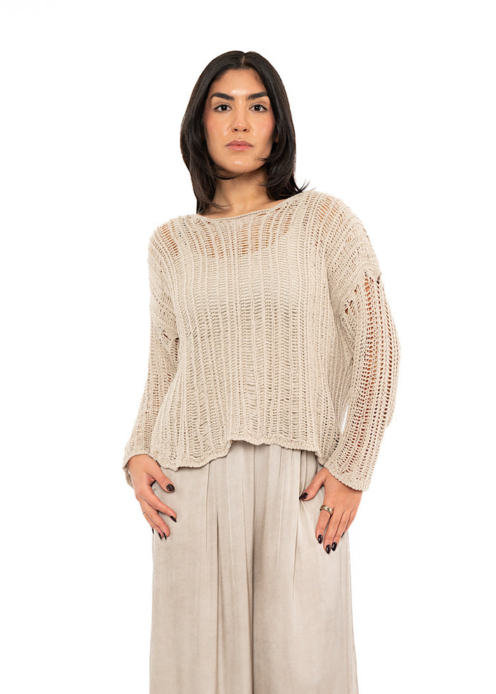 SANCTAMUERTE KNITTED PULLOVER