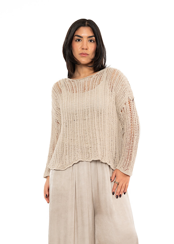 SANCTAMUERTE KNITTED PULLOVER