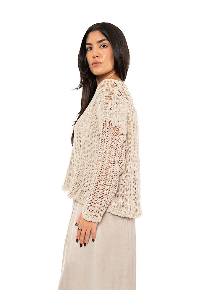 SANCTAMUERTE KNITTED PULLOVER