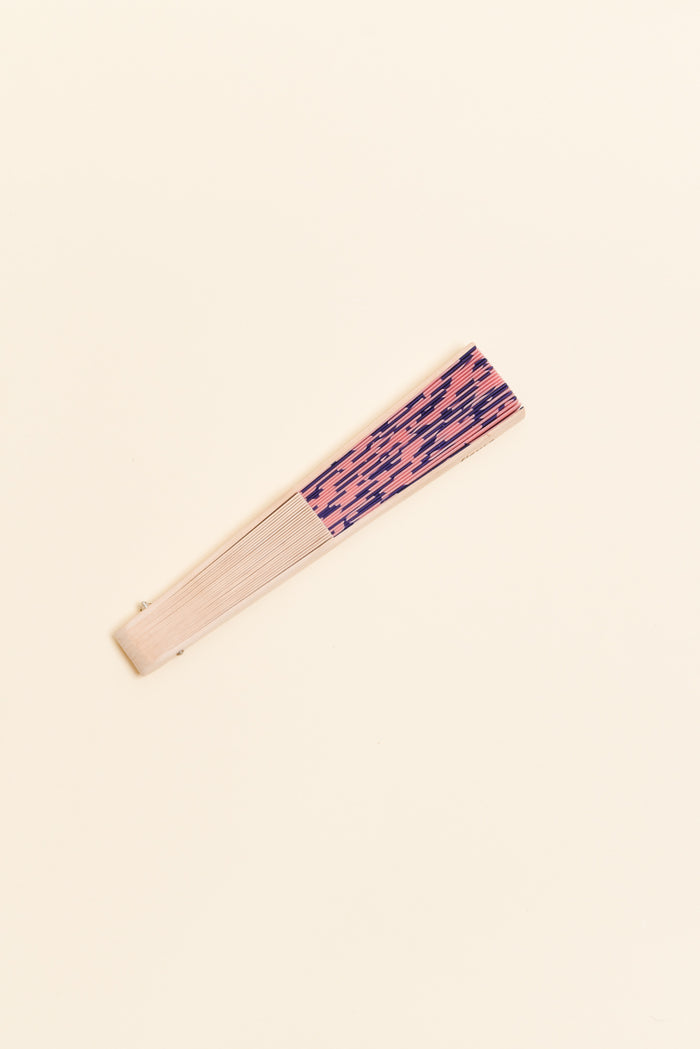 Sausage Dog Pink Hand Fan