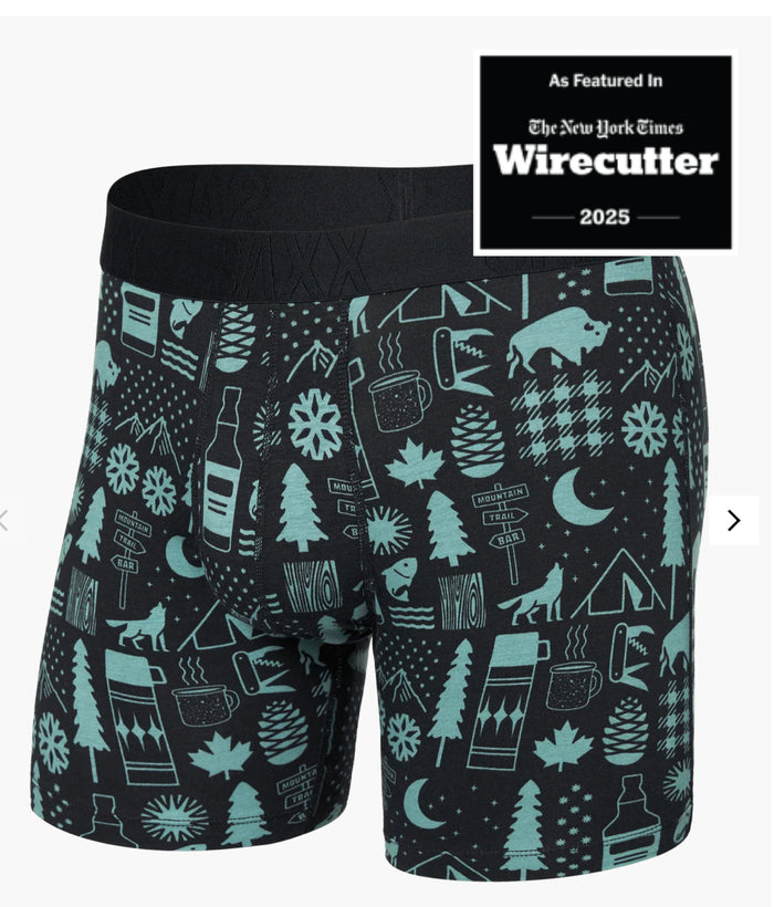 SAXX DROPTEMP COOLING COTTON 6’ BRIEF UNDERWEAR