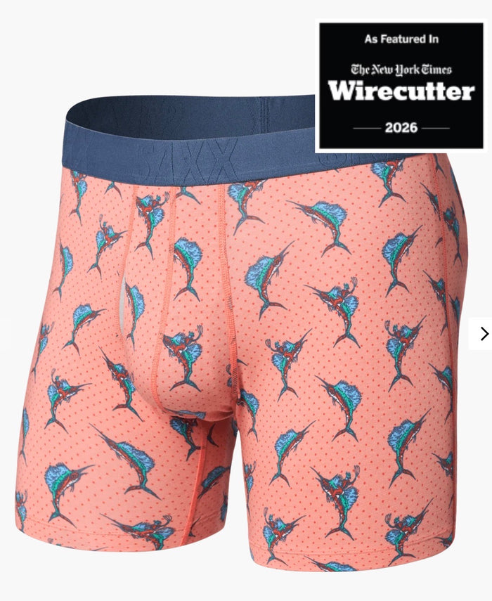 SAXX DROPTEMP COOLING COTTON 6’ BRIEF UNDERWEAR