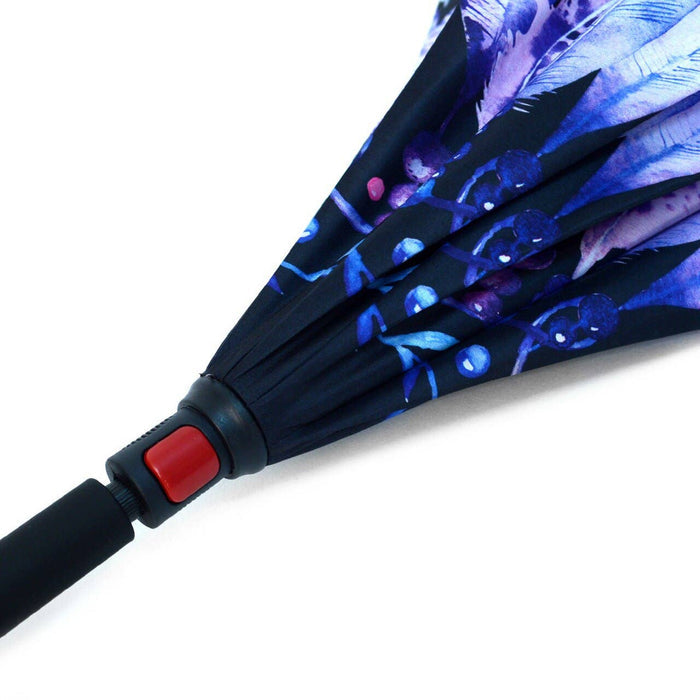 SELINI Feather Double Layer Inverted Umbrella