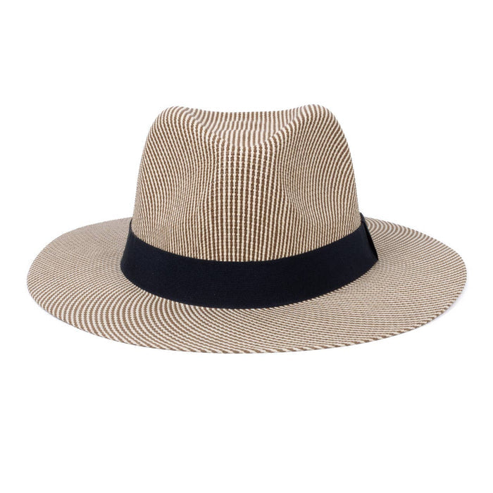 SELINI Men's S/S Black Banded Fashion Fedora hat