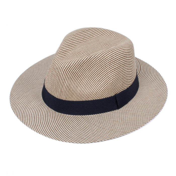 SELINI Men's S/S Black Banded Fashion Fedora hat