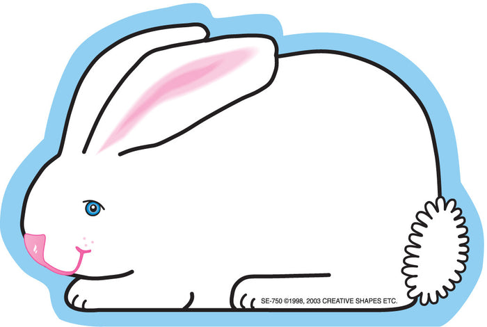 Bunny mini notepad ideal for classroom rewards or spring gifts