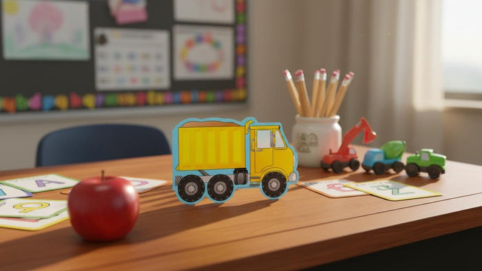 SHAPES ETC. Mini Notepad - Dump Truck