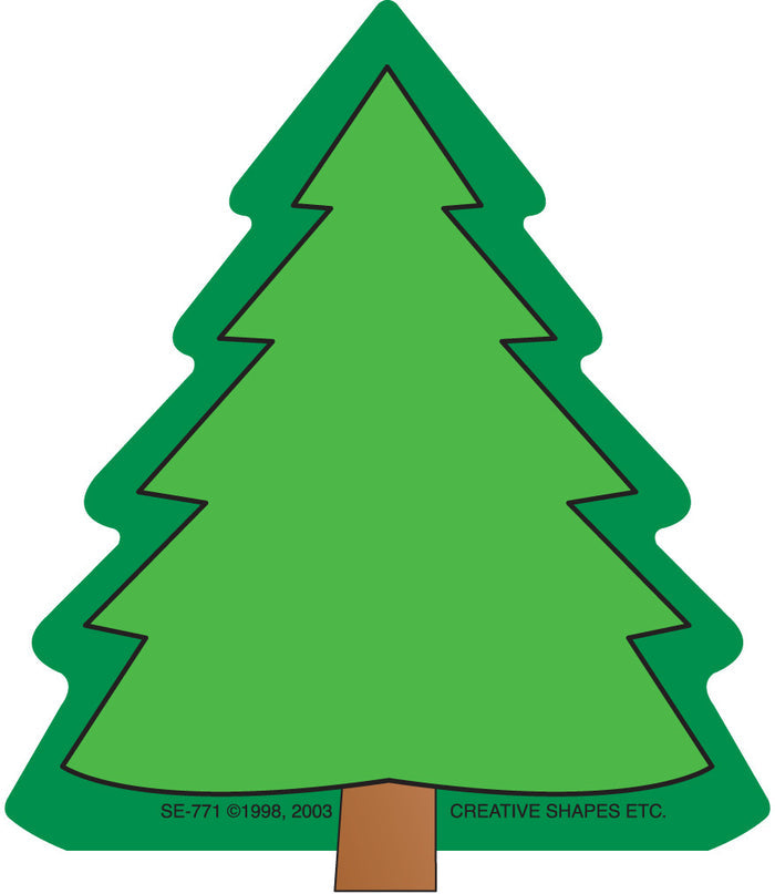 Mini Notepad - Fir Tree - Creative Shapes Etc.