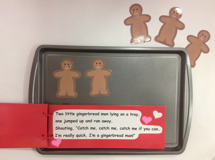 Decorative Mini Notepad Gingerbread Man seasonal stationery