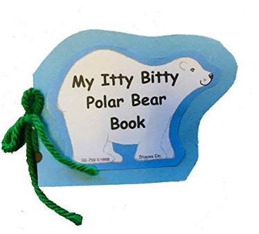 Cute polar bear shaped mini notepad for notes