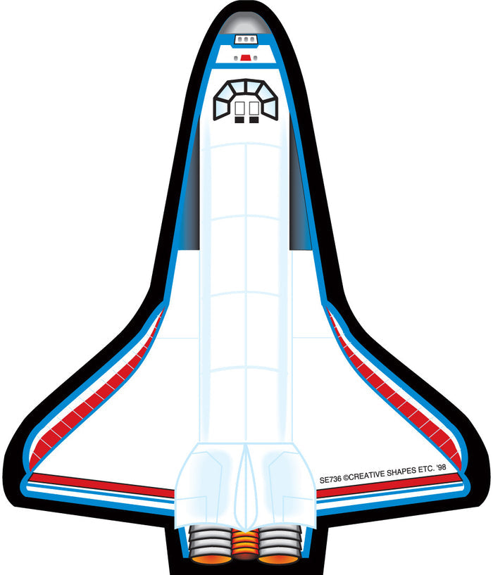Mini notepad featuring a space shuttle design for creative writing