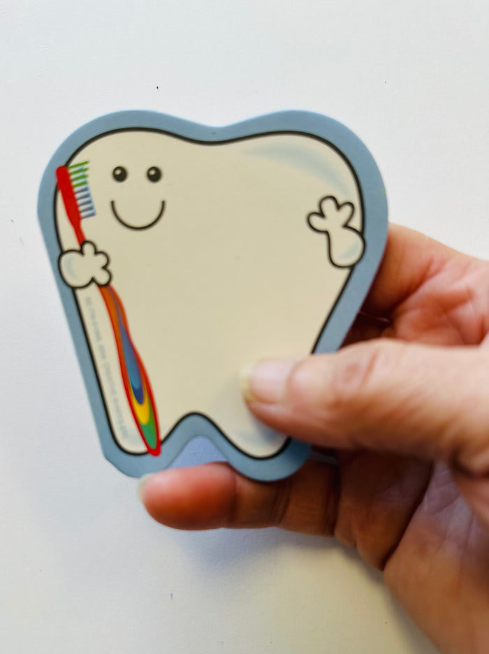 Mini Notepad Tooth White Smiling Dental Memo Pad