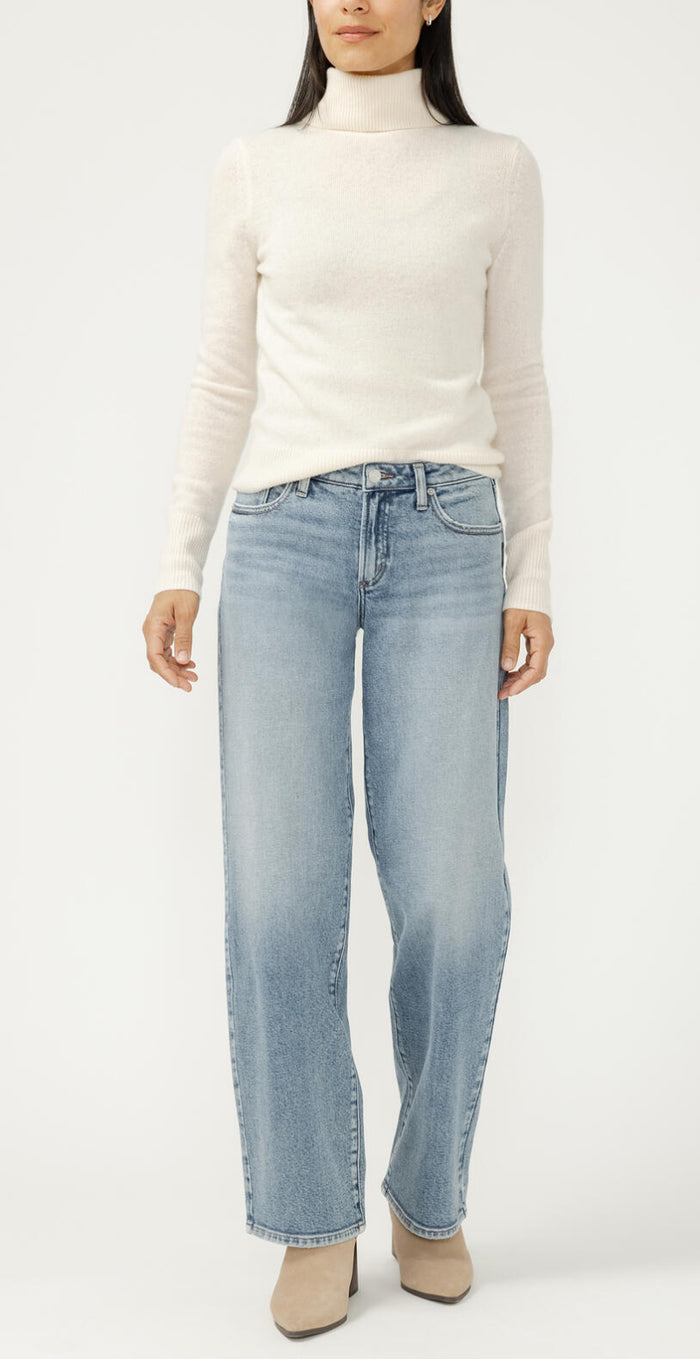 SILVER LOOSE & LOW DENIM