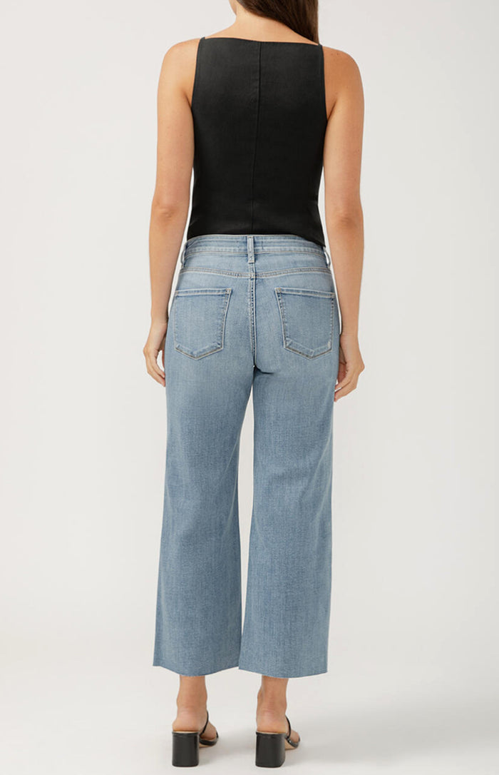 SILVER SUKI ANKLE WIDE LEG