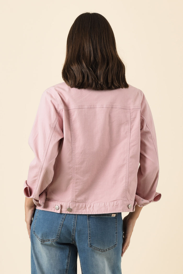 Siobhan Blush Stretch Jacket,Brunette model,alt text|model:MJ