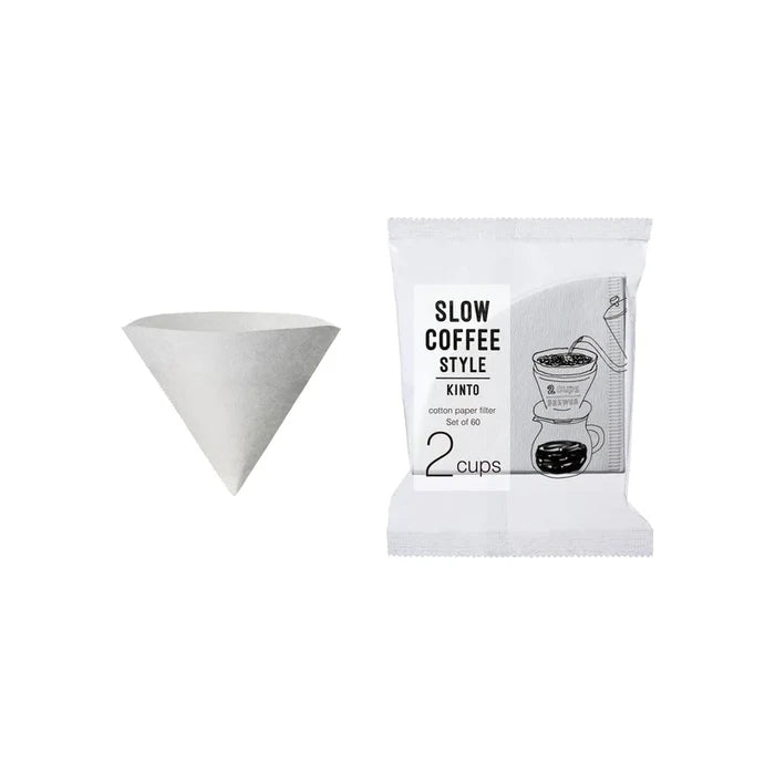 Slow Coffee Style - Cotton paper filter 2cups (Set of 60)