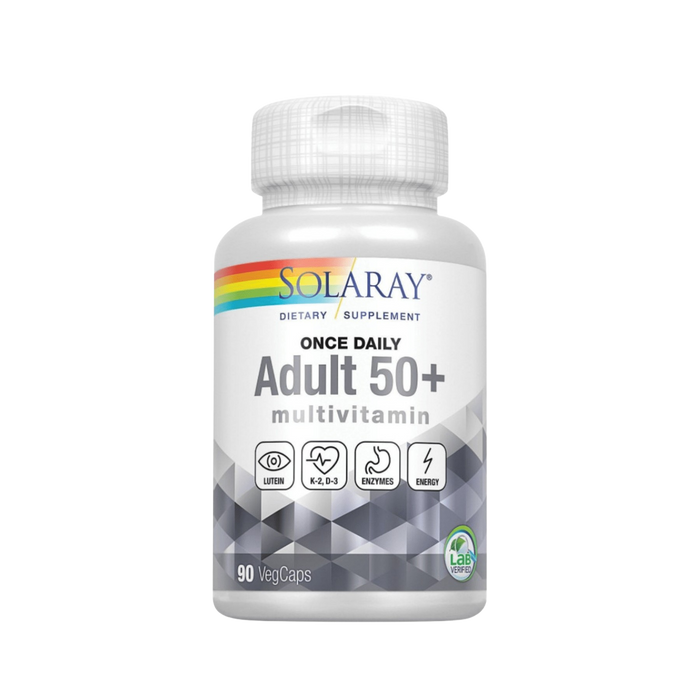 Solaray Once Daily Adult 50+ Multi-Vitamin Capsules 1