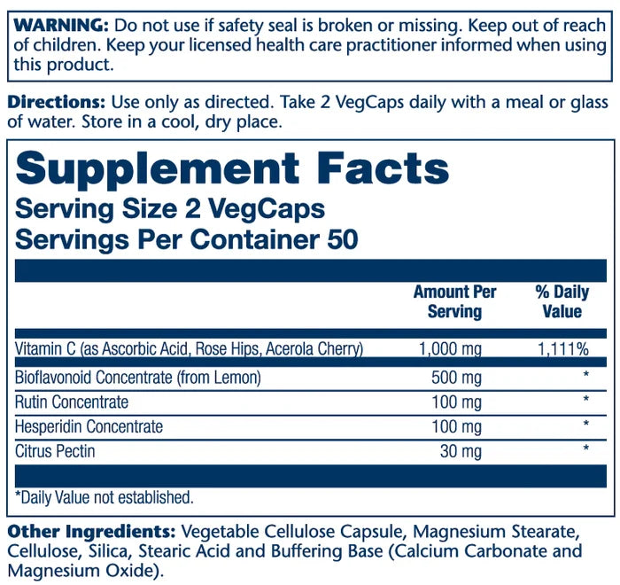 Solaray Super Bio Vitamin C Capsules 2