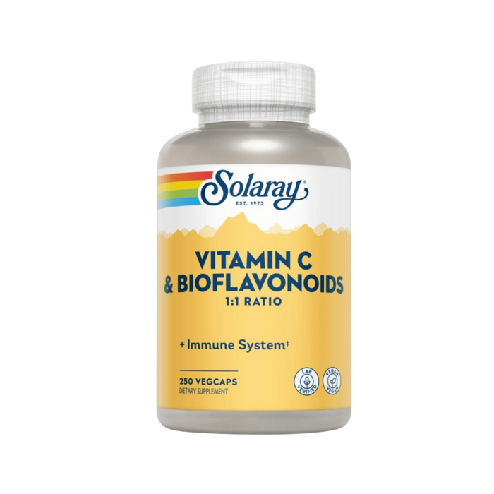 Solaray Vitamin C & Bioflavonoids 1:1 Capsules 1
