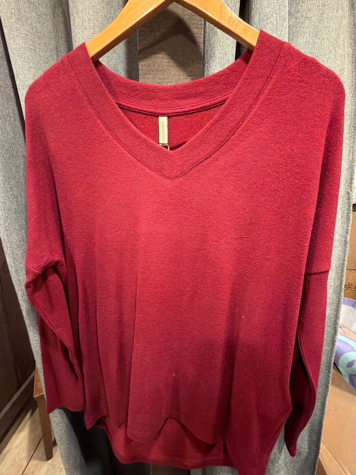 SOYA BIARA V-NECK LS