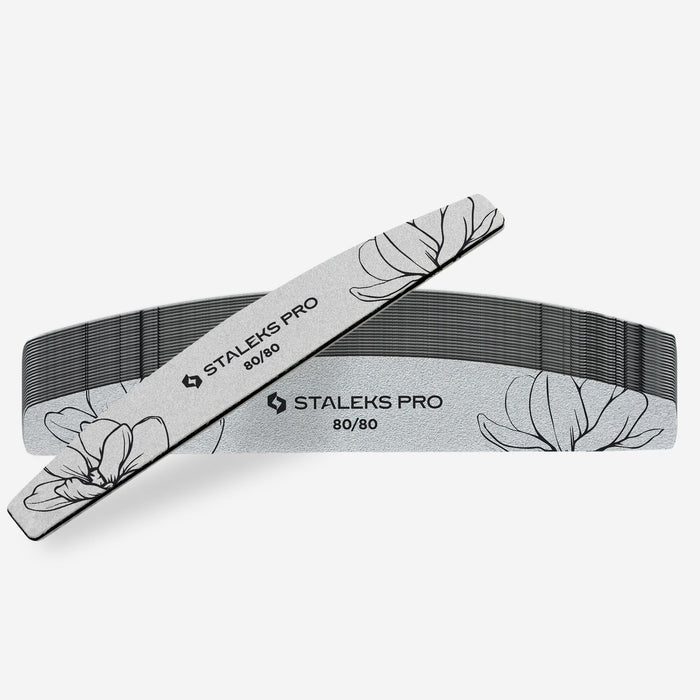 Staleks Crescent mineral nail file EXPERT 40 80/80 grit (25 pcs) Nail file Staleks